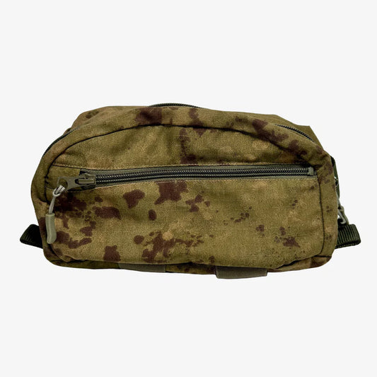 KMCS Fanny Pack, featuring a camouflage waist pouch designed for carrying small gear and outdoor essentials.