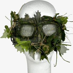 KMCS Goggle Mask, featuring a camouflage face covering with integrated eye protection for outdoor use.