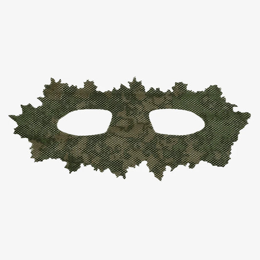 KMCS Goggle Mask, featuring a camouflage face covering with integrated eye protection for outdoor use.