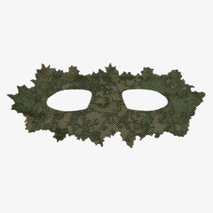 KMCS Goggle Mask, featuring a camouflage face covering with integrated eye protection for outdoor use.
