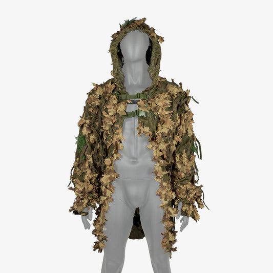 KMCS Cloak, featuring lightweight camouflage material with a natural foliage-inspired pattern for outdoor concealment."