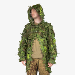 MCS Cloak, featuring lightweight camouflage material with a natural foliage-inspired pattern for outdoor concealment."