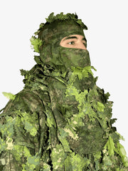 KMCS Balaclava, featuring a camouflage face covering designed for outdoor concealment and protection.