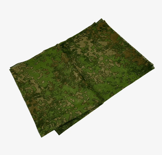 KMCS Base Mesh, featuring a lightweight camouflage mesh material designed for outdoor concealment and gear customization